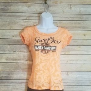 Worn once Harley Davidson fitted tee shirt Sturgis
